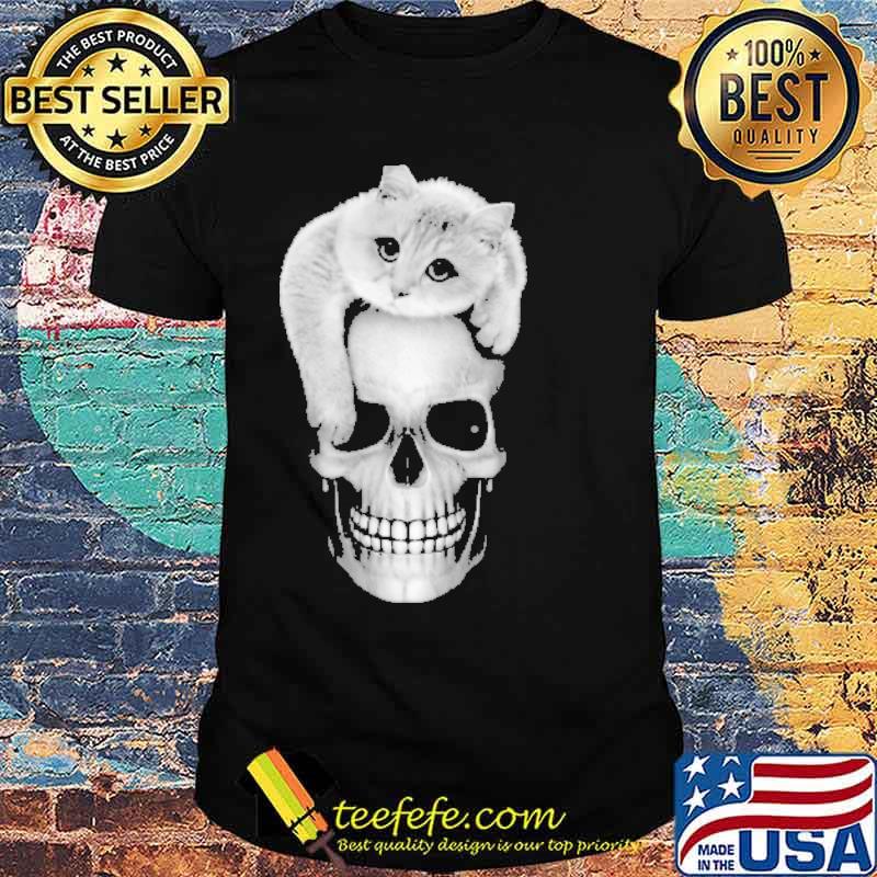 Cute But Creepy shirt Cat and Skull Halloween Shirt Cute But Creepy shirt Cat and Skull Halloween Shirt