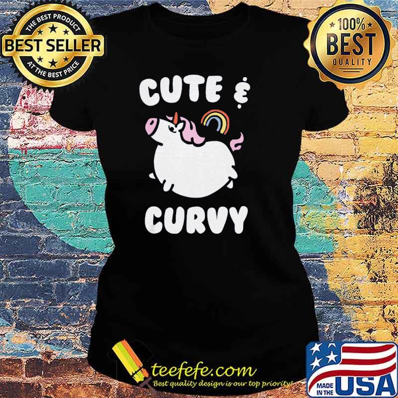Cute curvy unicorn big s Ladies tee Cute curvy unicorn big s Ladies tee