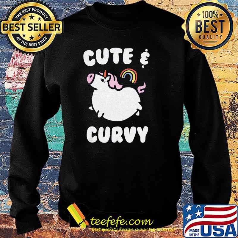 Cute curvy unicorn big s Sweater Cute curvy unicorn big s Sweater