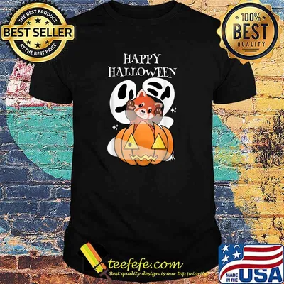 Cute Halloween Kawaii Red Panda T-Shirt