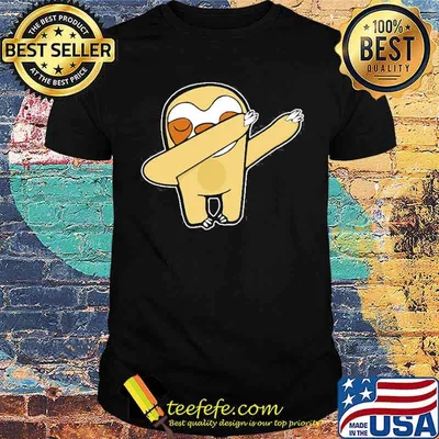 Dabbing Sloth Lover Animal Shirt
