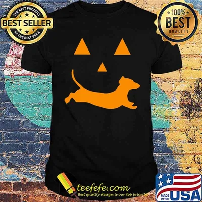 Dachshund and halloween shirt