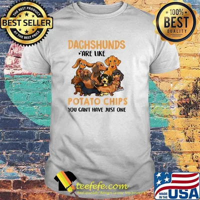 Dachshund Are Like Potato Chips You Can't Have Just One Dog Animal T-Shirt