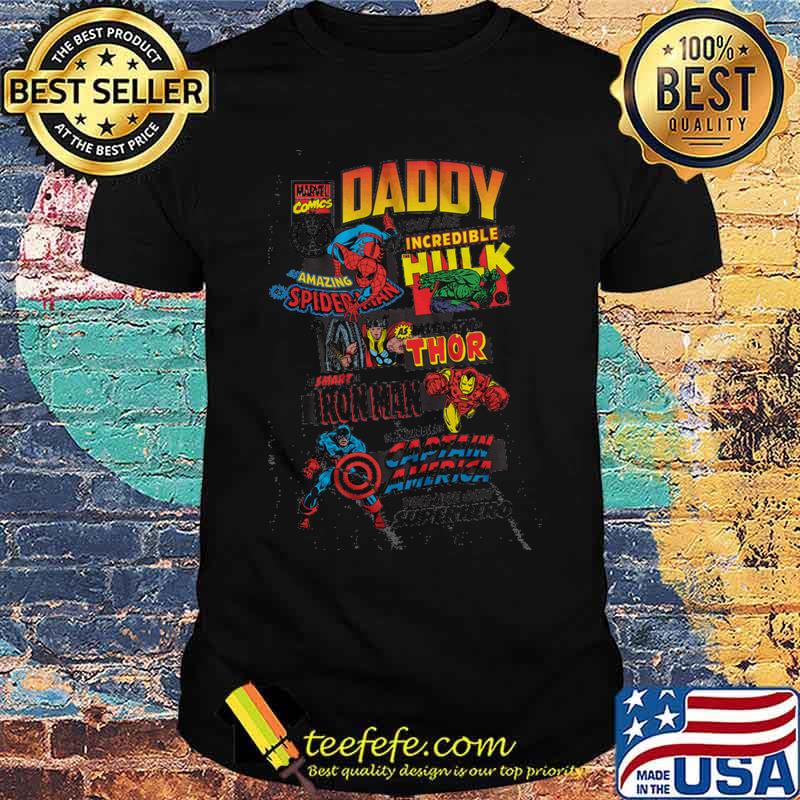 Daddy You Are As Incredible As Hulk As Mighty As Thor As smart As Iron Man Shirt Daddy You Are As Incredible As Hulk As Mighty As Thor As smart As Iron Man Shirt