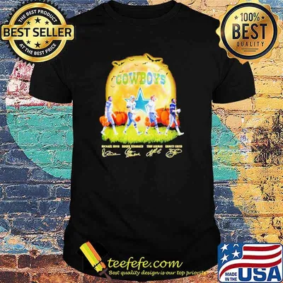 Dallas Cowboys Halloween signatures shirt