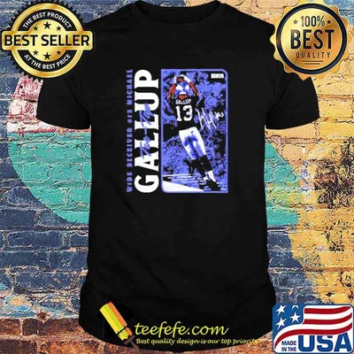 Dallas Football widw receiver Michael Gallup signature shirt