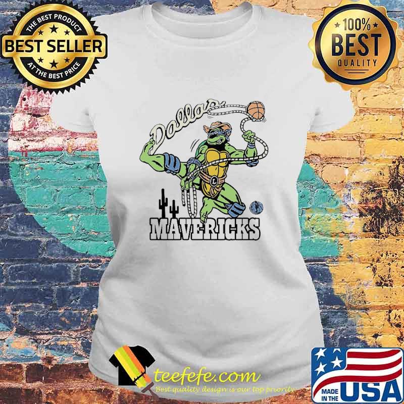 Dallas Mavericks Homage NBA Teenage Mutant Ninja Turtles s Laides tee Dallas Mavericks Homage NBA Teenage Mutant Ninja Turtles s Laides tee