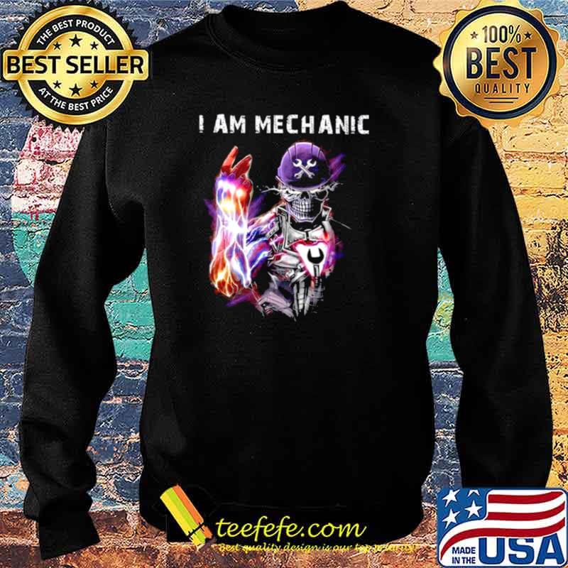Death Skull I Am Mechanic s Sweater Death Skull I Am Mechanic s Sweater