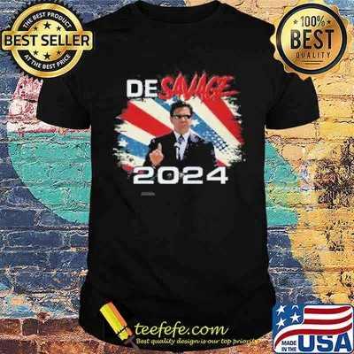 DESAVAGE 2024 FLAG SHIRT