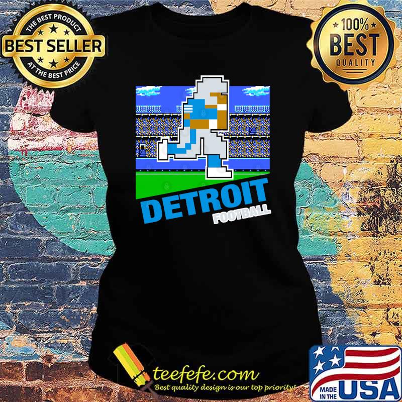 Detroit Football Baseball game s Ladies tee Detroit Football Baseball game s Ladies tee
