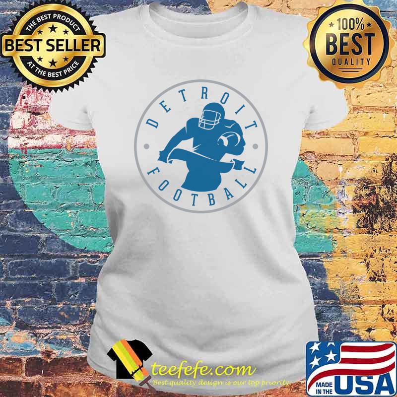 Detroit Football Team Color Baseball s Laides tee Detroit Football Team Color Baseball s Laides tee