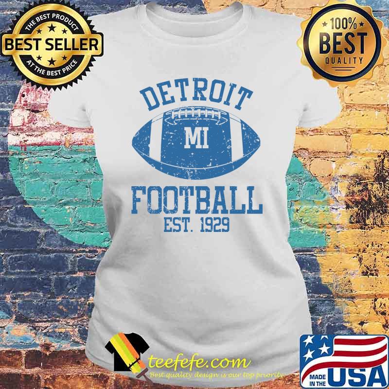 Detroit Lions Baseball Est 1929 s Laides tee Detroit Lions Baseball Est 1929 s Laides tee