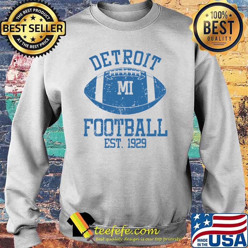 Detroit Lions Baseball Est 1929 s Sweater Detroit Lions Baseball Est 1929 s Sweater