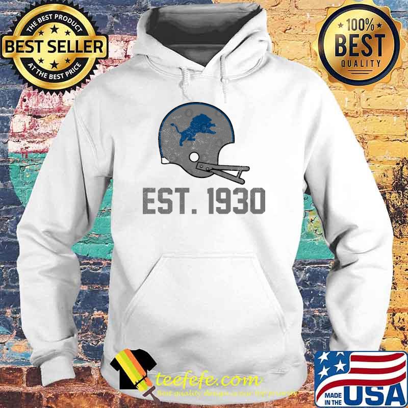 Detroit lions baseball est 1930 helmet s Hoodie Detroit lions baseball est 1930 helmet s Hoodie