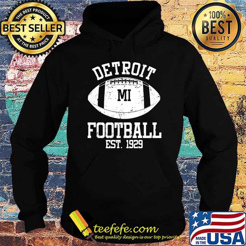 Detroit Lions Baseball MI Est 1929 s Hoodie Detroit Lions Baseball MI Est 1929 s Hoodie