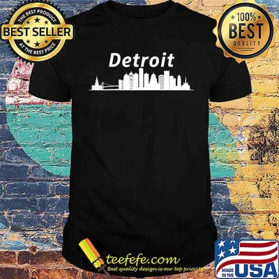 Detroit Skyline Baseball shirt