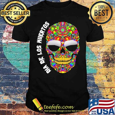 Dia De Los Muertos Skull Shirt