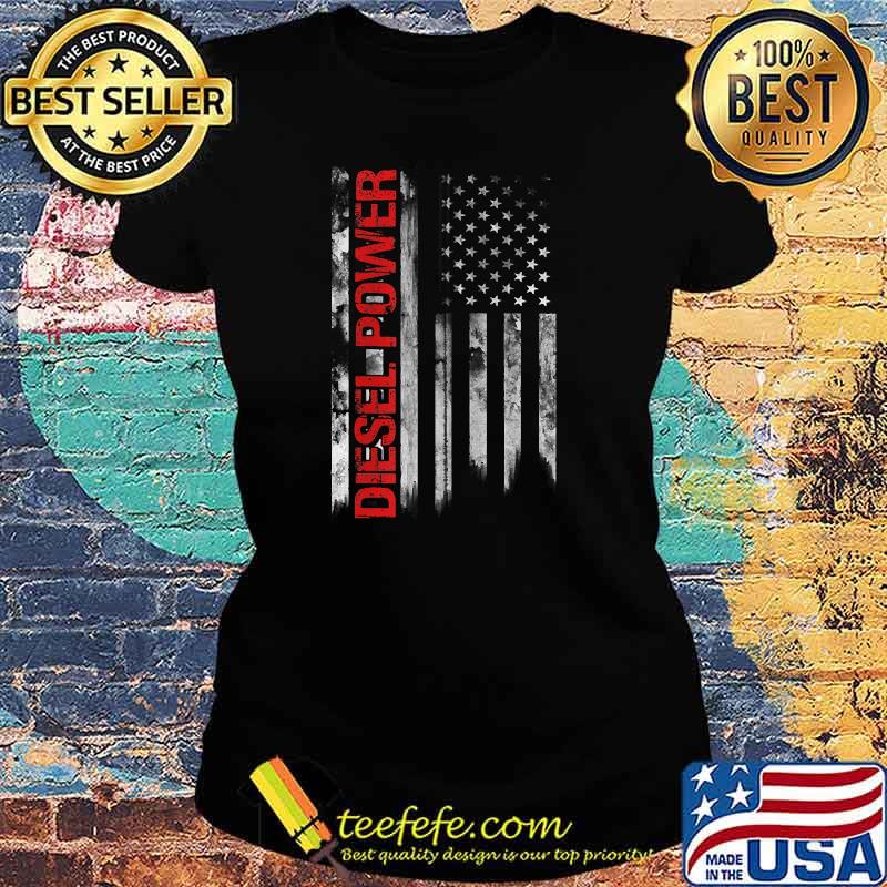Diesel Power USA American Flag Truck Turbo Brothers Mechanic T-s Ladies tee Diesel Power USA American Flag Truck Turbo Brothers Mechanic T-s Ladies tee