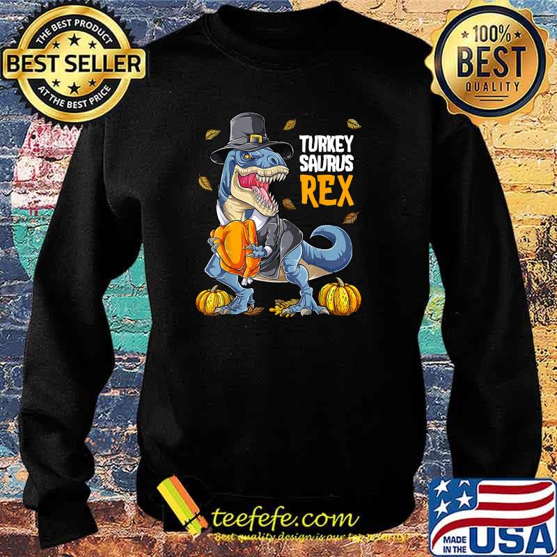 Dinosaur Thanksgiving Turkey Saurus T rex Pilgrim Kids T-Shirt Sweater Dinosaur Thanksgiving Turkey Saurus T rex Pilgrim Kids T-Shirt Sweater
