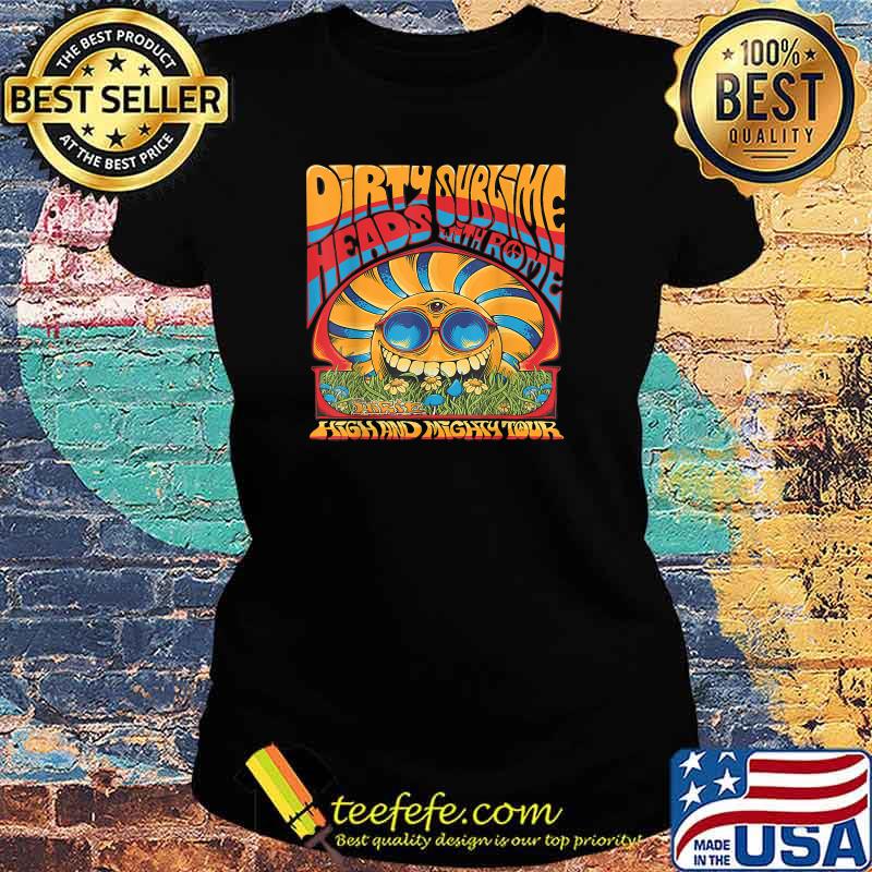 Dirty Sublime Heads With Rome High Mighty Tour Vintage T-Shirt Ladies tee Dirty Sublime Heads With Rome High Mighty Tour Vintage T-Shirt Ladies tee