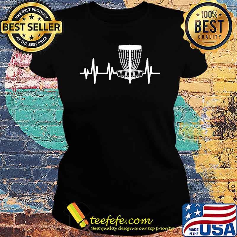 Disc Golf Heartbeat Frisbee Shirt Ladies tee Disc Golf Heartbeat Frisbee Shirt Ladies tee
