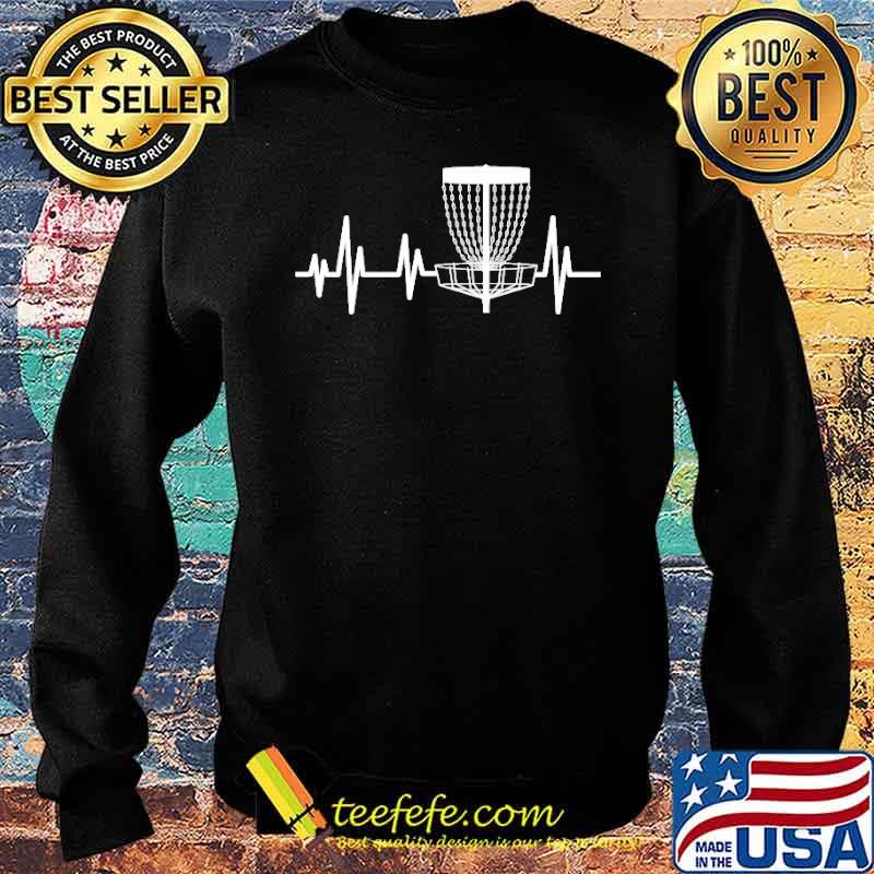 Disc Golf Heartbeat Frisbee Shirt Sweater Disc Golf Heartbeat Frisbee Shirt Sweater