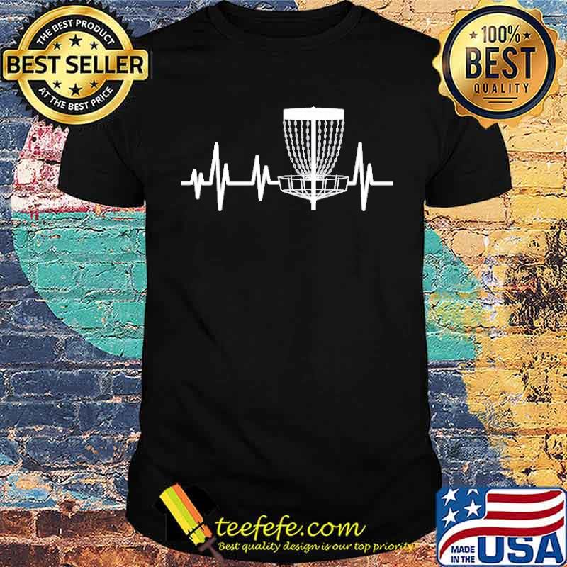 Disc Golf Heartbeat Frisbee Shirt