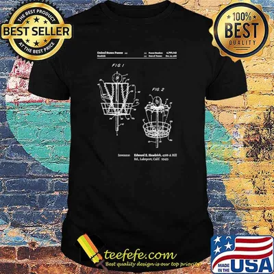 Disc Golf Patent T-Shirt