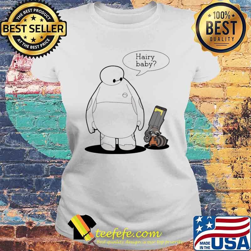 Disney Big Hero 6 Baymax Hairy Baby Kanji Shirt Laides tee Disney Big Hero 6 Baymax Hairy Baby Kanji Shirt Laides tee