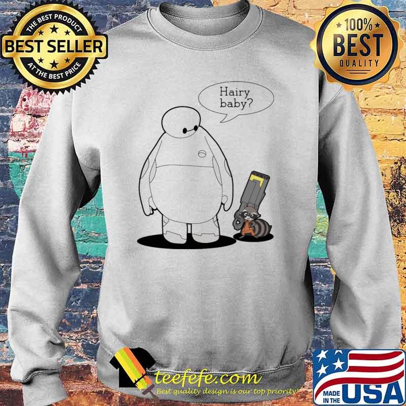 Disney Big Hero 6 Baymax Hairy Baby Kanji Shirt Sweater Disney Big Hero 6 Baymax Hairy Baby Kanji Shirt Sweater