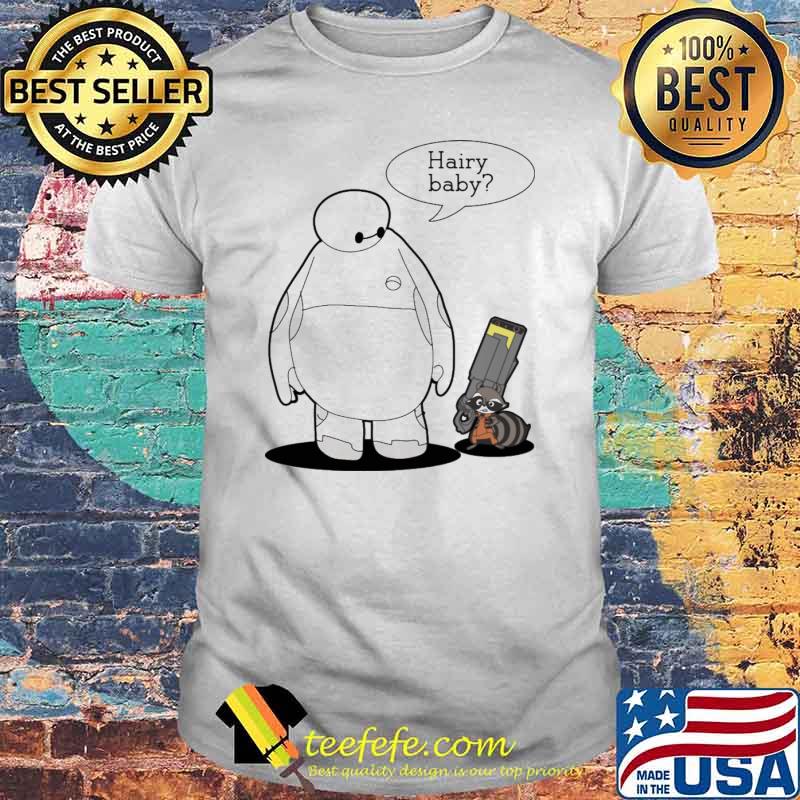 Disney Big Hero 6 Baymax Hairy Baby Kanji Shirt