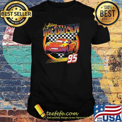 Disney Pixar Cars Lightning McQueen Vintage Race T-Shirt