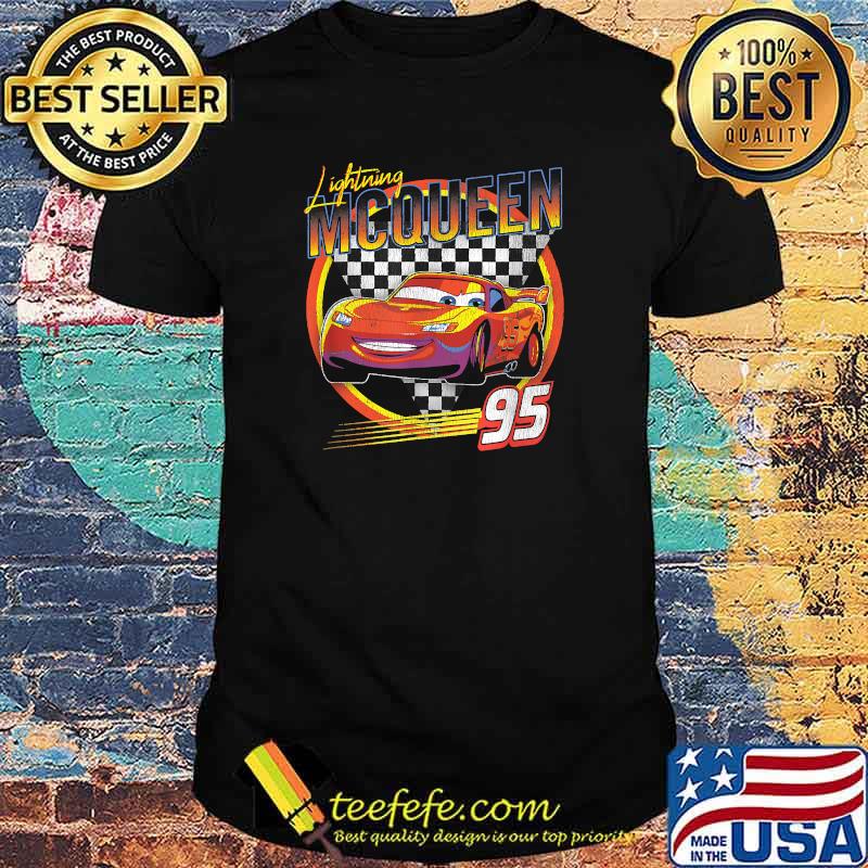 Disney Pixar Cars Lightning McQueen Vintage Race T-Shirt