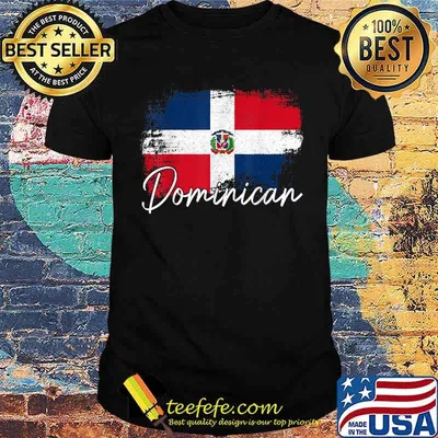 Dominican Republic Vintage Flag Dominican Pride Roots T-Shirt
