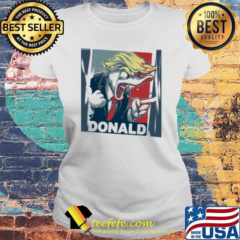 Donald duck hair trump s Laides tee Donald duck hair trump s Laides tee