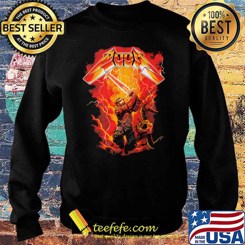 Doom black Rip the Lightning s Sweater Doom black Rip the Lightning s Sweater