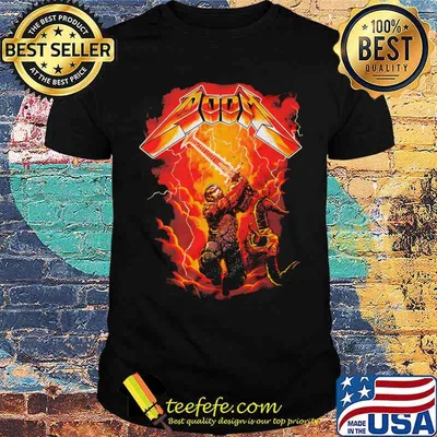 Doom black Rip the Lightning shirt