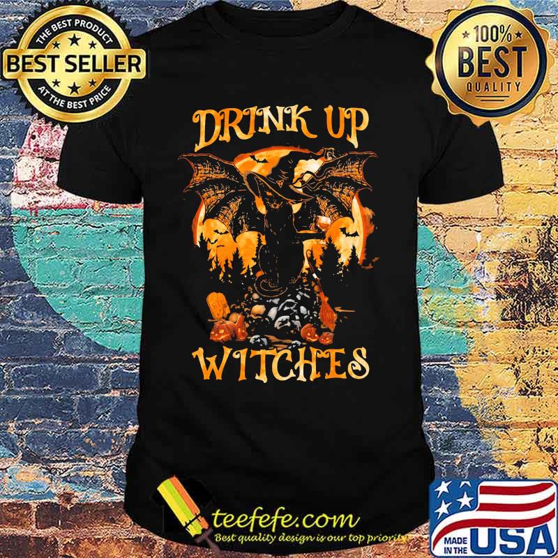 Drink Up Witches Cat Halloweeen Shirt Drink Up Witches Cat Halloweeen Shirt