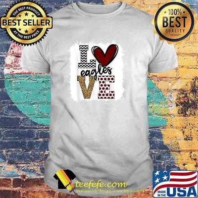 Eagles Mascot Love - School Spirit Fantastic T-Shirt