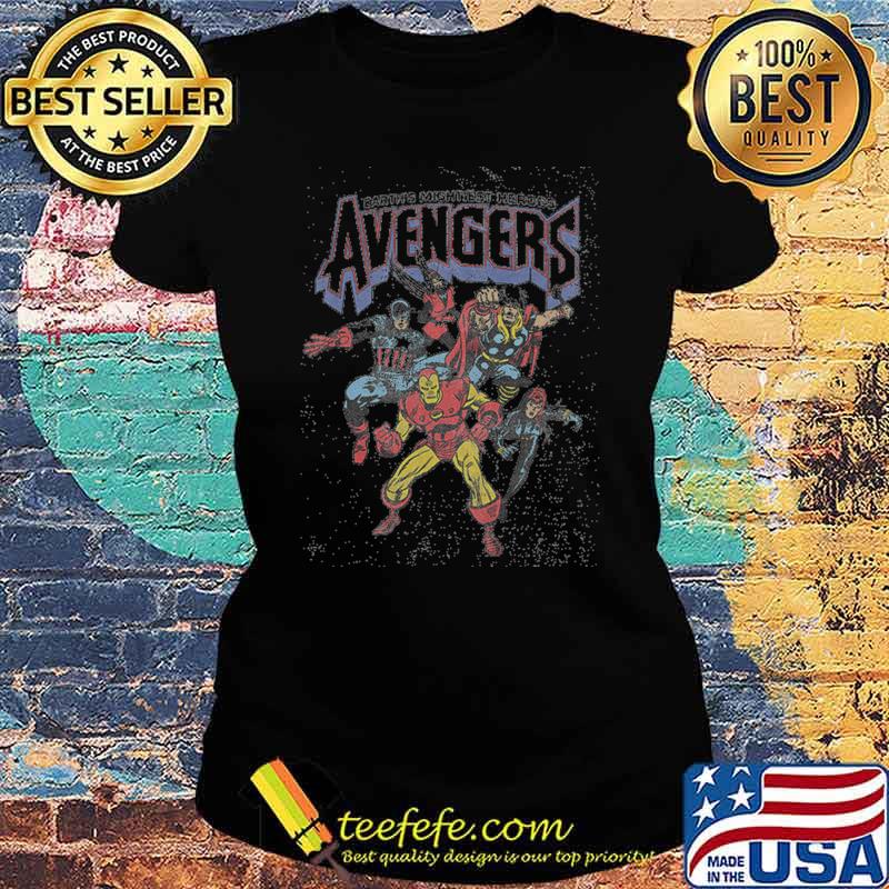 Earth's Mightiest Heroes Avengers Marvel Shirt Ladies tee Earth's Mightiest Heroes Avengers Marvel Shirt Ladies tee