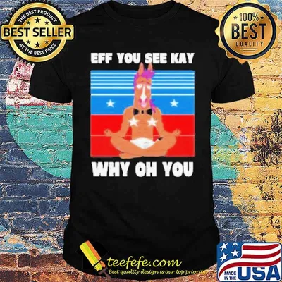Eff You See Kay Why Oh You Bojack Horseman Yoga Vintage Shirt