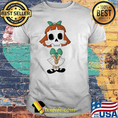 Elmyra duff skull shirt