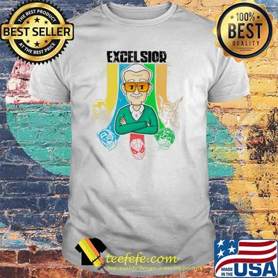 Excelsior captain america superhero thor spiderman viking shirt