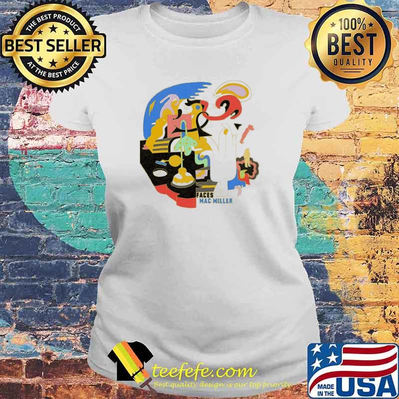 Faces mac miller s Laides tee Faces mac miller s Laides tee