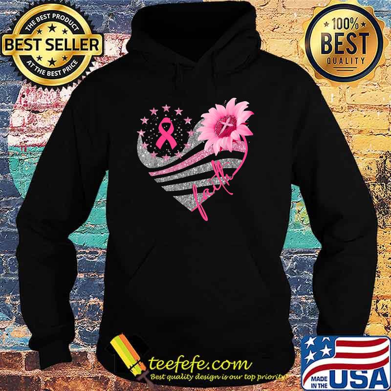 faith Breast Cancer Awareness Sun flower bling bling T-Shirt Hoodie faith Breast Cancer Awareness Sun flower bling bling T-Shirt Hoodie