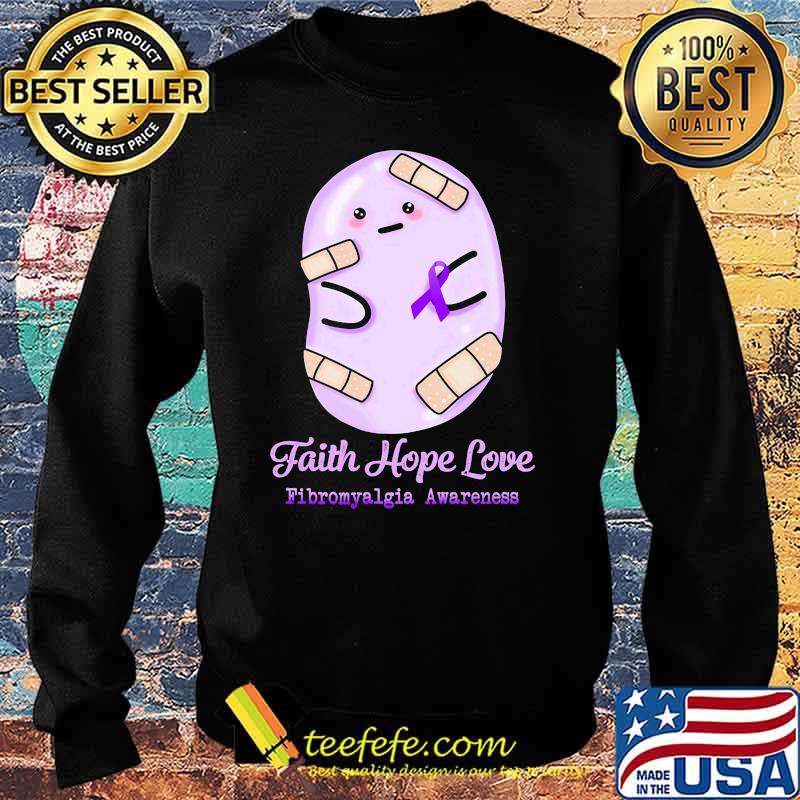 Faith hope love fibromyalgia awareness s Sweater Faith hope love fibromyalgia awareness s Sweater