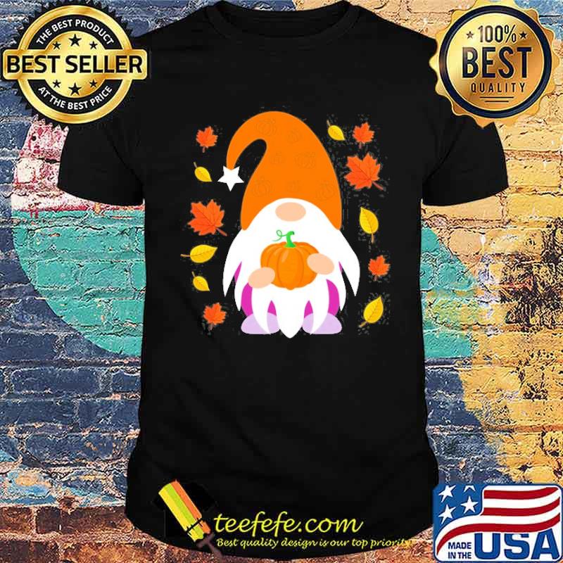Fall Gnome Autumn Leaves Thanksgiving Shirt Fall Gnome Autumn Leaves Thanksgiving Shirt