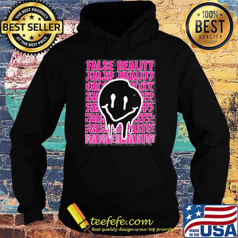 False Reality Smiley Face Melt Weirdcore Shirt Hoodie False Reality Smiley Face Melt Weirdcore Shirt Hoodie