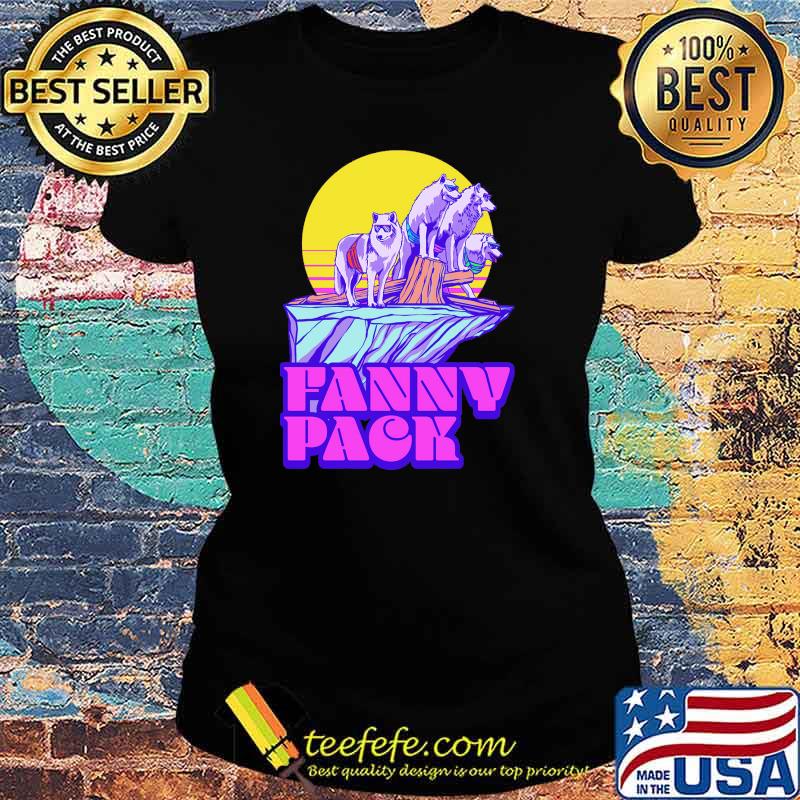 Fanny Pack Wolf Sunset Shirt Ladies tee Fanny Pack Wolf Sunset Shirt Ladies tee