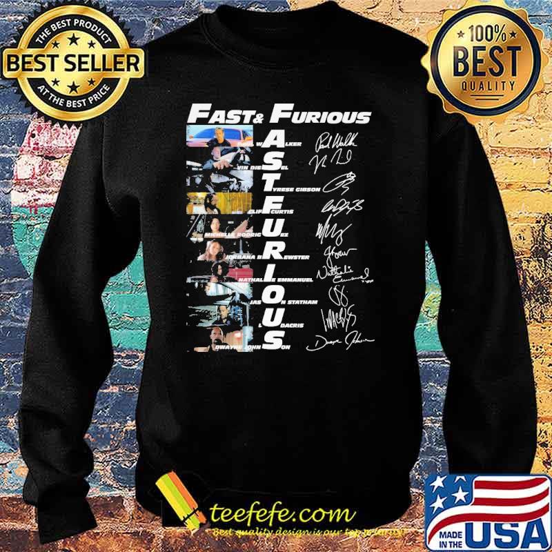 Fast and furious name of team and signatures s Sweater Fast and furious name of team and signatures s Sweater